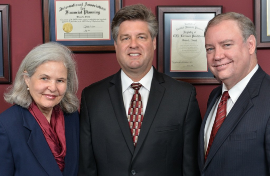 Photo of Lois Scogin, Cam Woolverton and Brien Smith.
